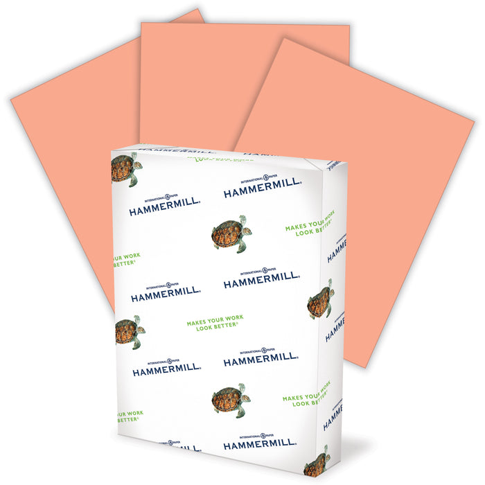 Hammermill Paper for Copy 8.5x11 Laser, Inkjet Copy & Multipurpose Paper - Salmon - Recycled - 30% Recycled Content