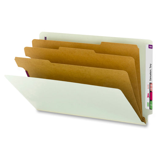 Smead 1/3 Tab Cut Legal Recycled Classification Folder
