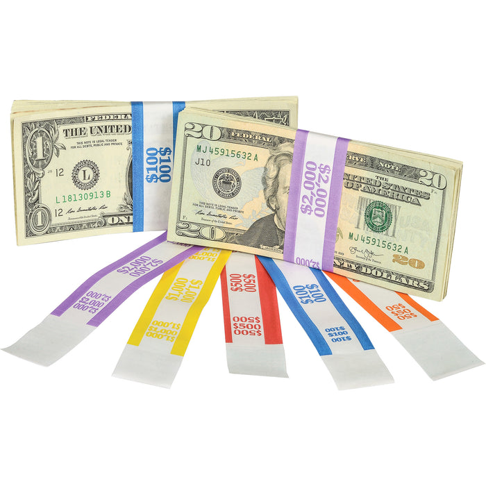 Sparco White Kraft ABA Bill Straps