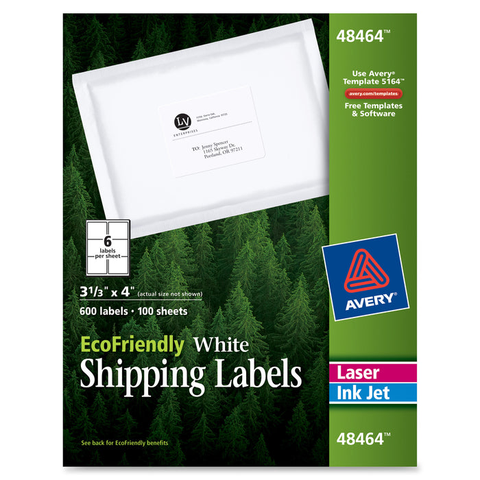 Avery® EcoFriendly Shipping Label