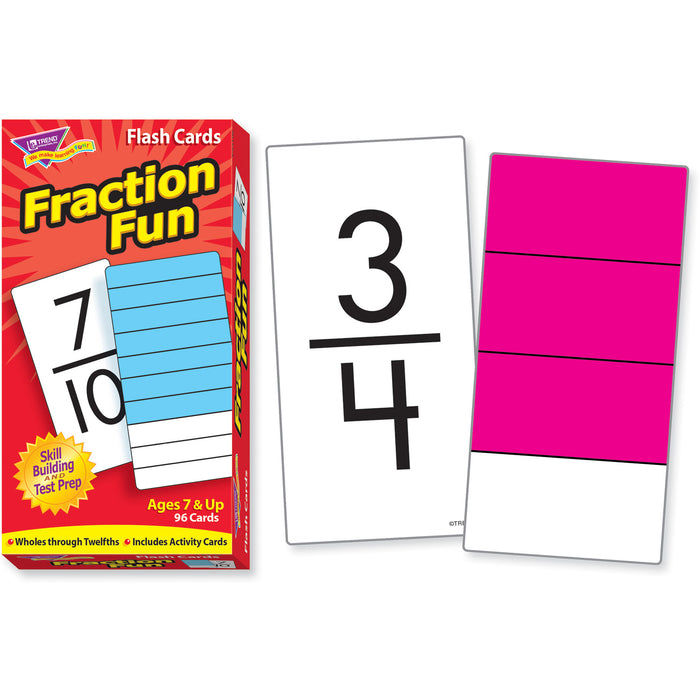 Trend Fraction Fun Flash Cards