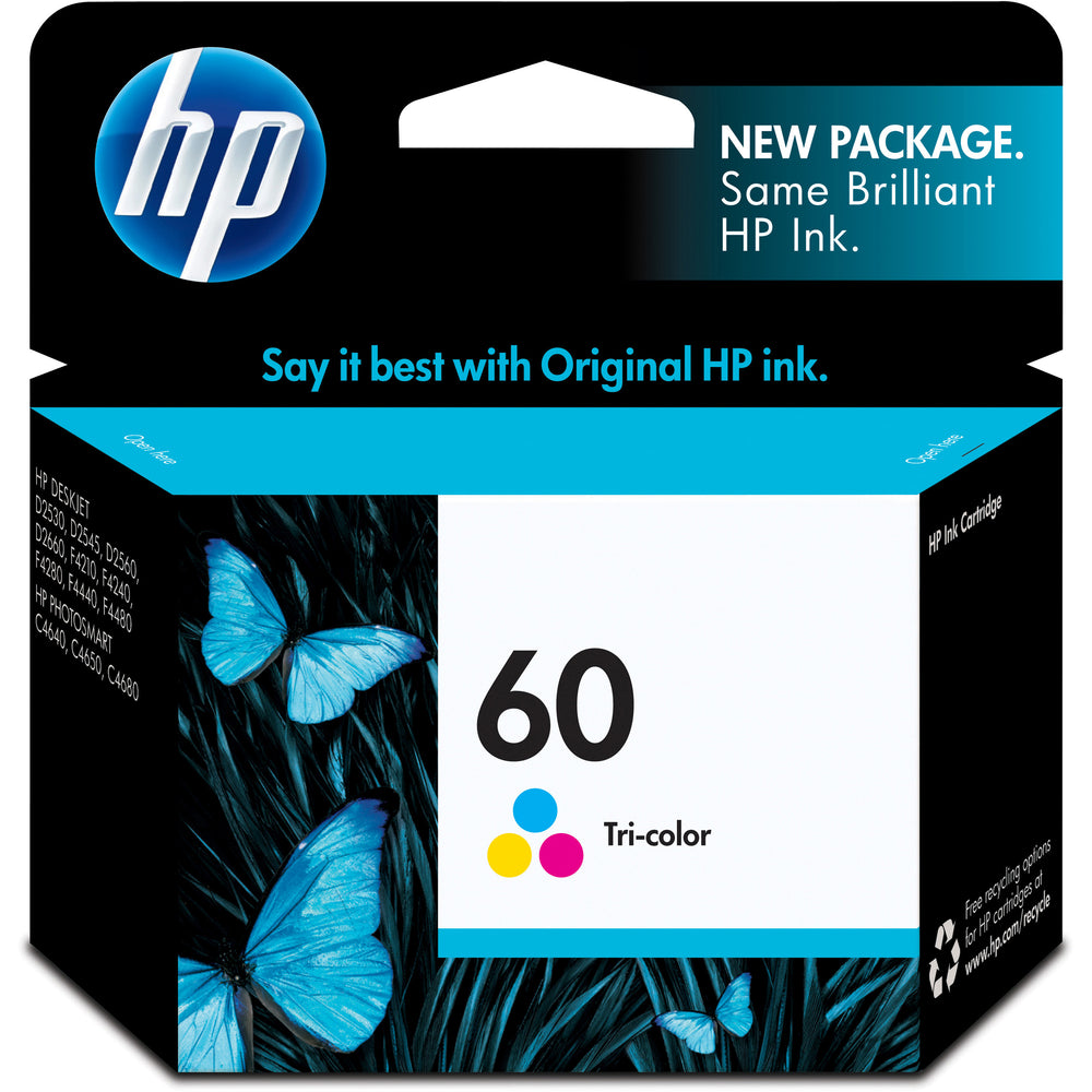 HP 60 (CC643WN) Original Inkjet Ink Cartridge - Cyan