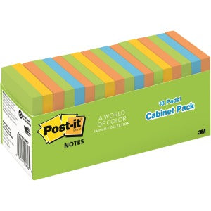 Post-it® Notes Cabinet Pack - Floral Fantasy Color Collection