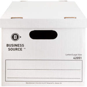 Business Source Economy Storage Box with Lid
