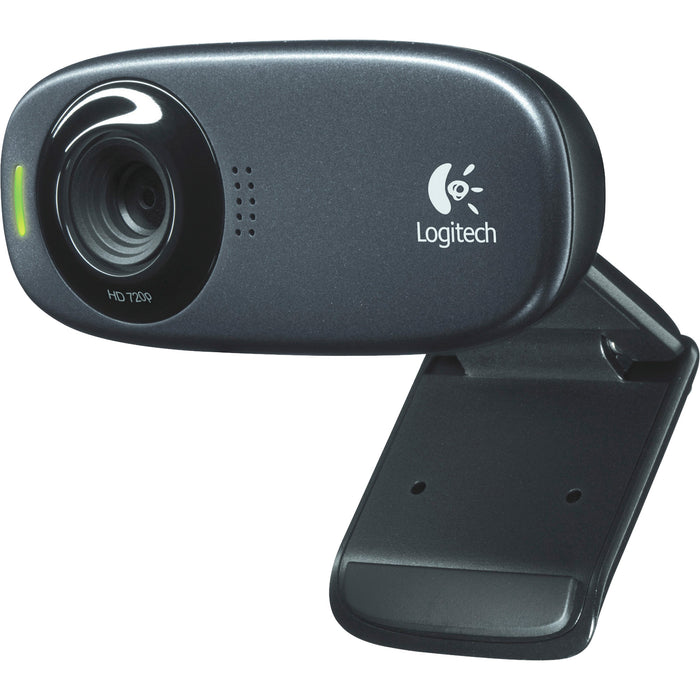 Logitech C310 Webcam - 5 Megapixel - 30 fps - Black - USB 2.0 - 1 Pack(s)
