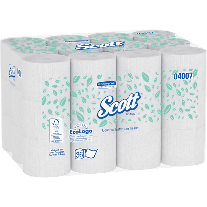 Scott Coreless Standard Roll Bathroom Tissue