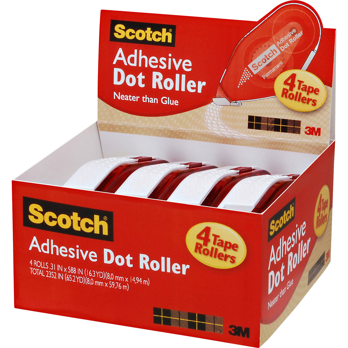 Scotch Adhesive Dot Roller, Permanent