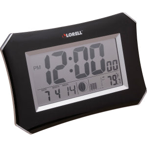 Lorell LCD Wall/Alarm Clock