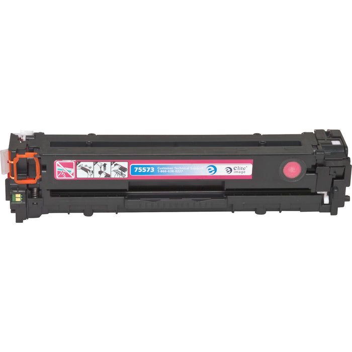 Elite Image Remanufactured Laser Toner Cartridge - Alternative for HP 128A (CE323A) - Magenta - 1 Each