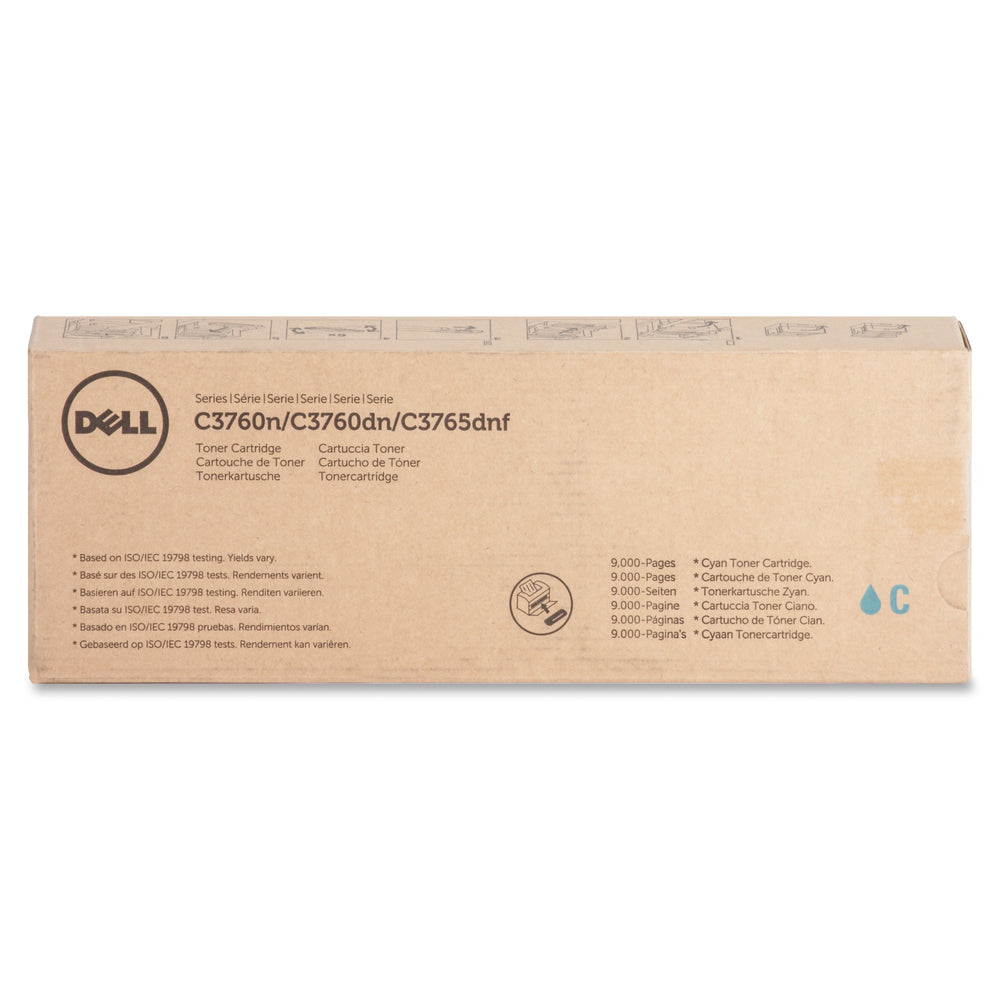 Dell Original Extra High Yield Laser Toner Cartridge - Cyan - 1 / Each