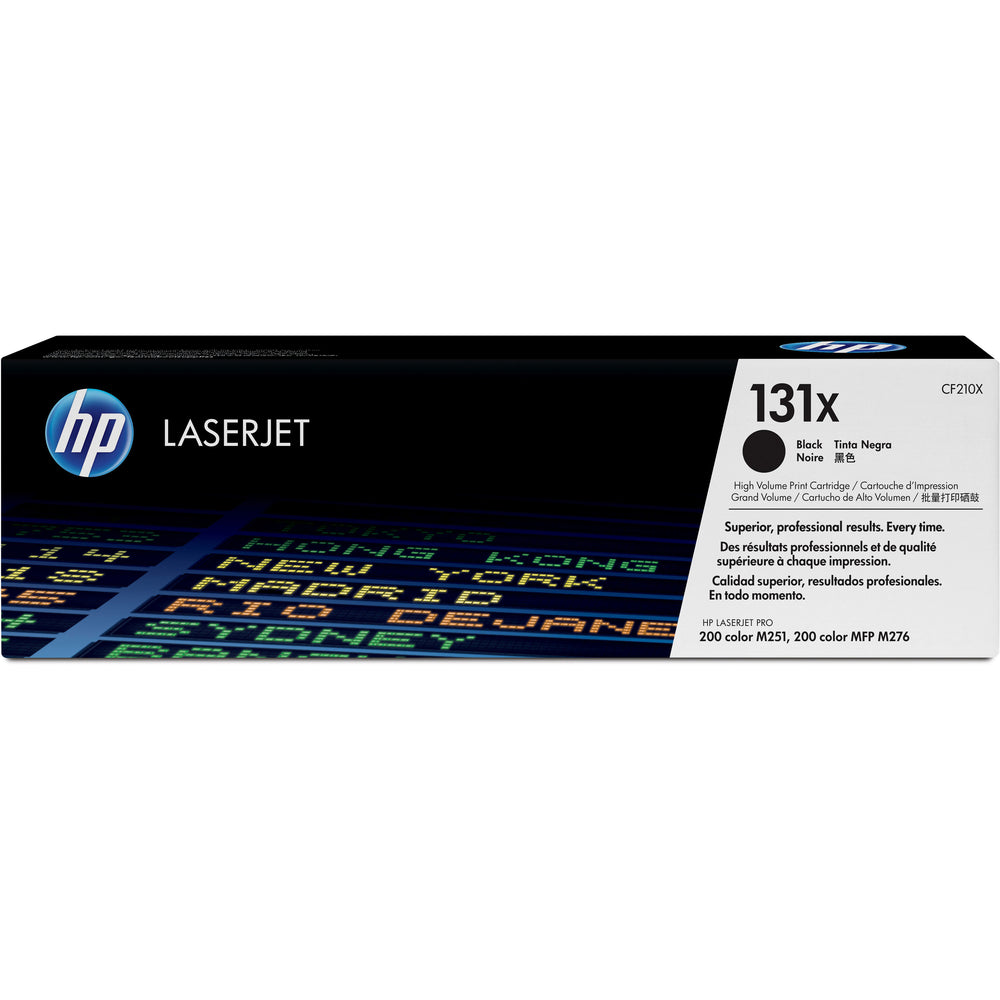 HP 131X (CF210X) Original Laser Toner Cartridge - Single Pack - Black - 1 Each