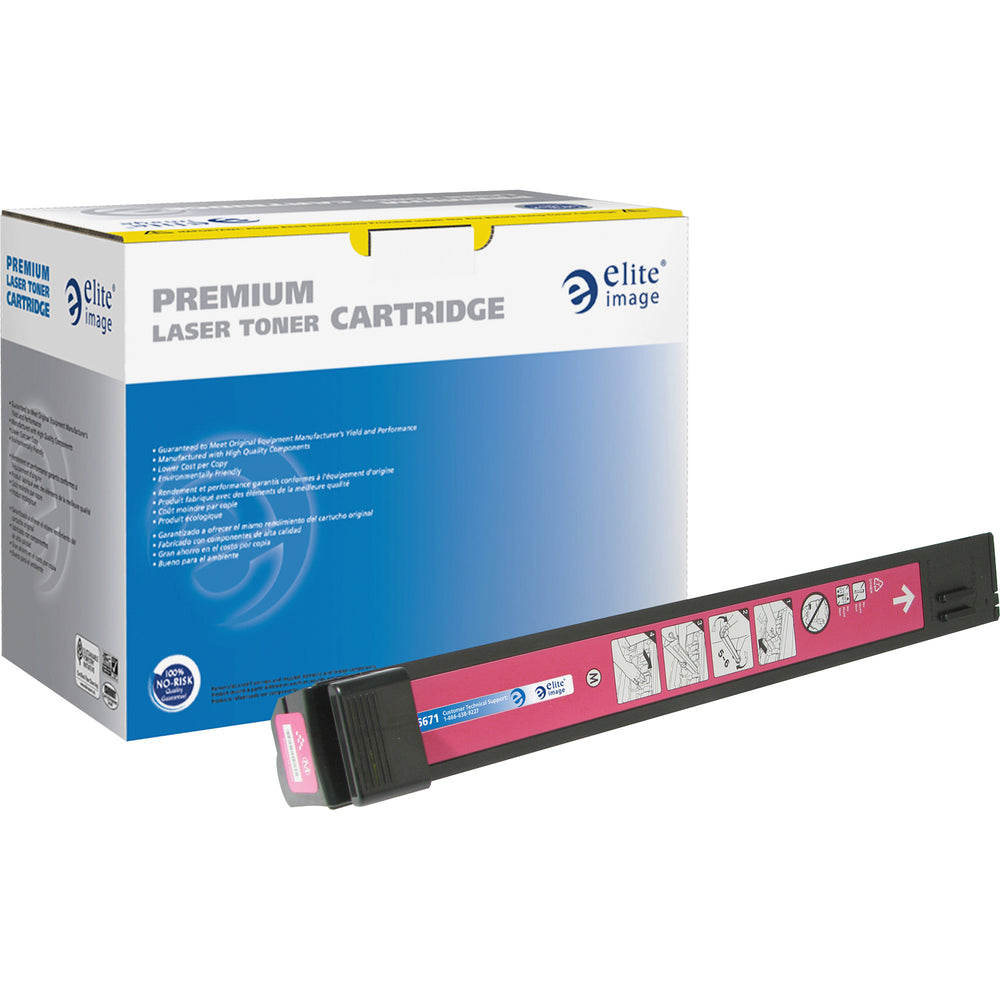 Elite Image Remanufactured Laser Toner Cartridge - Alternative for HP 824A (CB383A) - Magenta - 1 Each