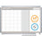 MasterVision MasterVision 2' Magnetic Gold Monthly Planner