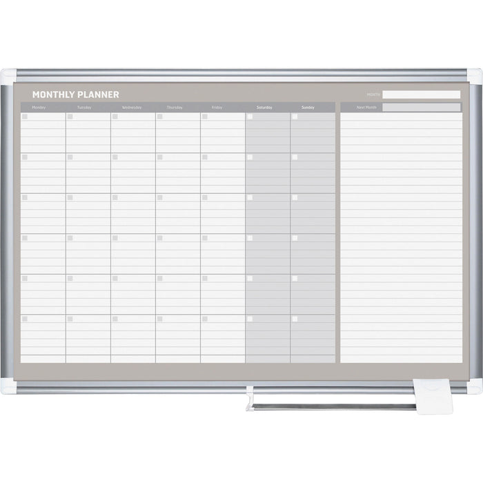 MasterVision MasterVision 2' Magnetic Gold Monthly Planner