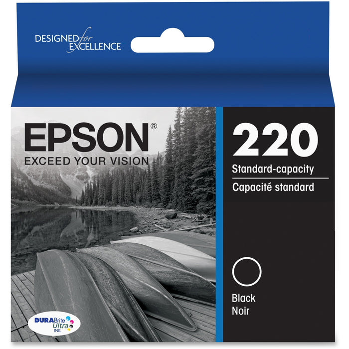 Epson DURABrite Ultra T220120 Original Standard Yield Inkjet Ink Cartridge - Black - 1 / Each