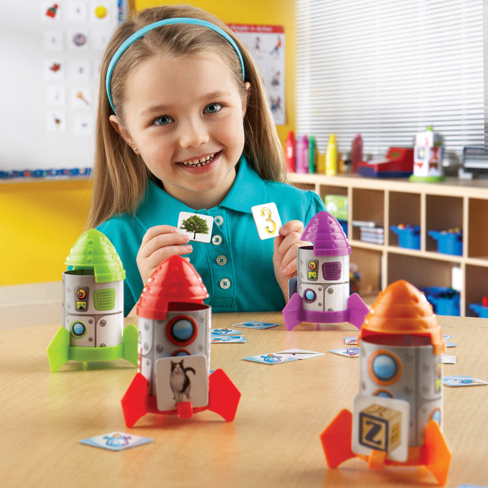 Learning Resources Rhyme/Sort Rockets Activity Set