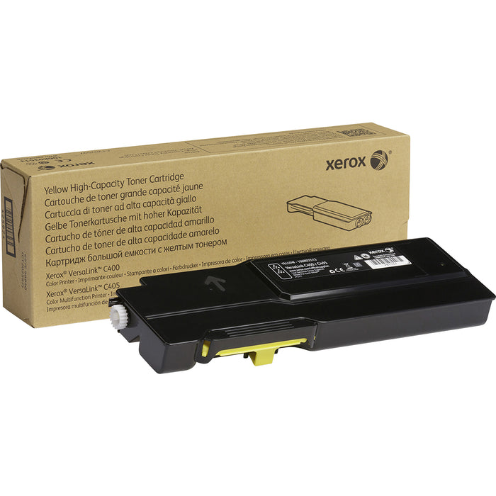 Xerox Original High Yield Laser Toner Cartridge - Yellow - 1 Each
