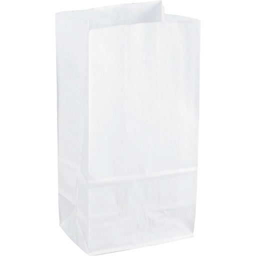 Sparco White Kraft Paper Bags