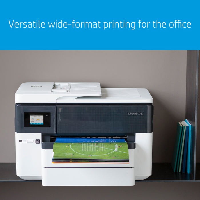 HP Officejet Pro 7740 Wireless Inkjet Multifunction Printer - Color
