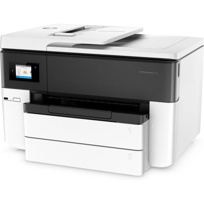 HP Officejet Pro 7740 Wireless Inkjet Multifunction Printer - Color
