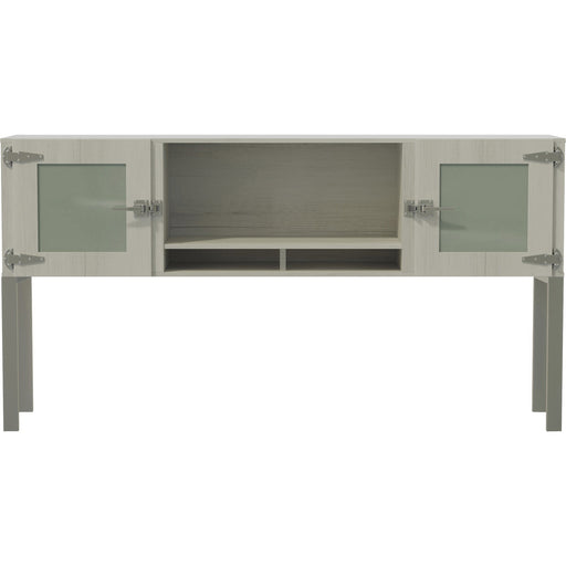 Mayline 72" Hutch with Glass Doors & Supports