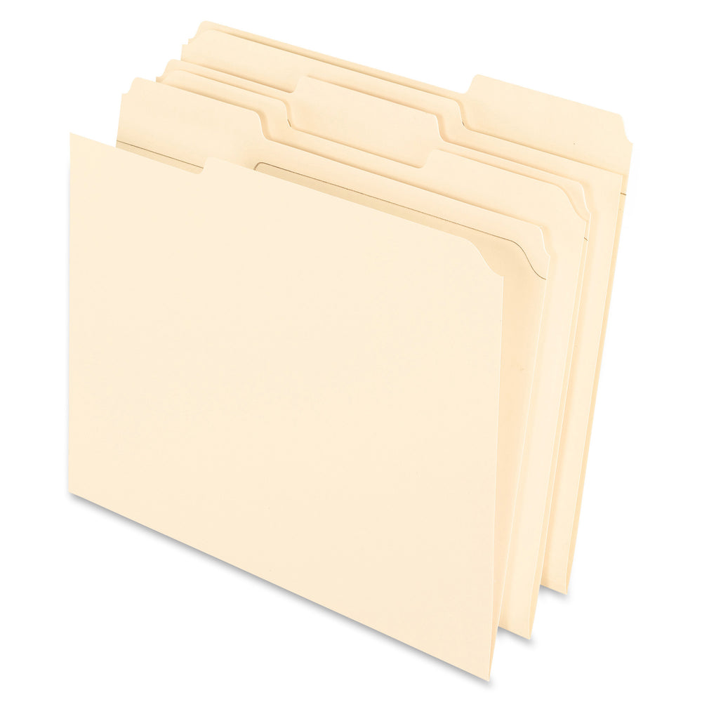 Pendaflex 1/3 Tab Cut Letter Recycled Top Tab File Folder