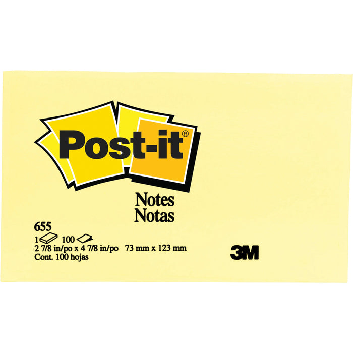 Post-it® Original Pads in Canary Yellow