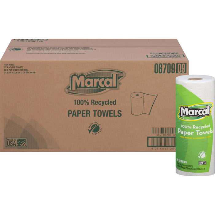 Marcal 100% Recycled Paper Towels