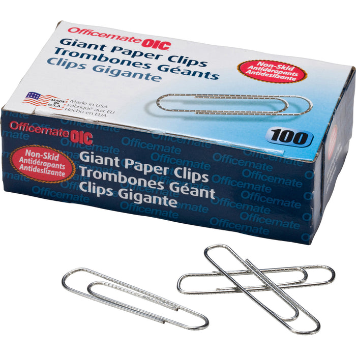 Officemate Giant-size Non-skid Paper Clips