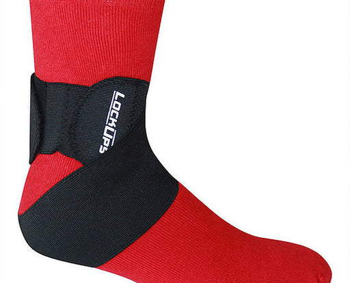 Lock Up Socks- For Therapeutic Use and Improved Athletic Performance (Mens, red) FREE SHIPPING.