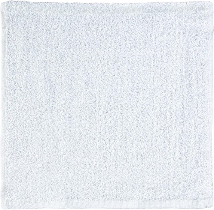 Eclipse Irregular Washcloths (Bulk Case Pack of 300, White) Perfect wa
