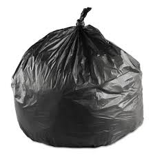 16 Gal Black Trash Can Liner 24x33, 1.3 Mil, 250Ct