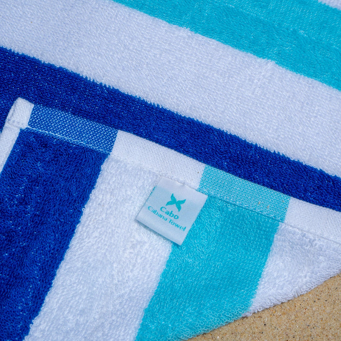 4 Pack of Cabana Beach Towels Extra Large 30x70 Soft Cotton Towel
