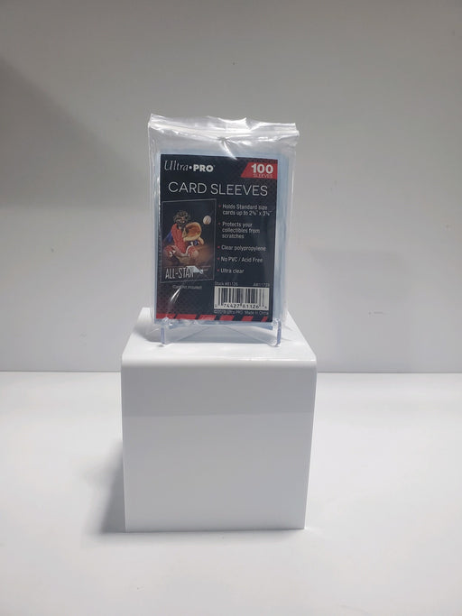 Ultra PRO 2-5/8 x 3-5/8 inch soft card sleeves, clear - 100 pack FREE Shipping!!