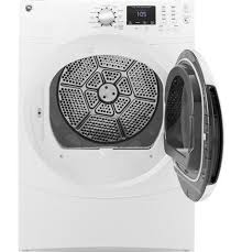 GE 7.5 cu. ft. 240-Volt White Stackable Electric Vented Dryer, ENERGY STAR