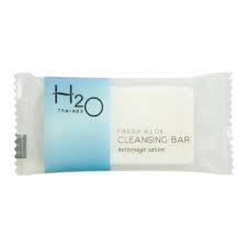 H2O Cleansing Bar #.75/15g Sachet Wrapped Soap, Case of 1,000